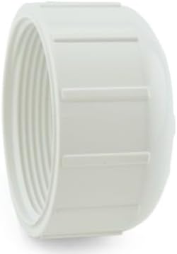 3-Inch PVC Pipe End Cap Schedule 40 Female Threaded Plug - Pack of 1