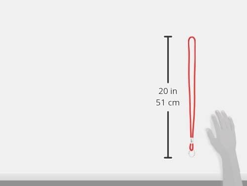 Miniatura 5 de Copenhagen Design PANTONE Llavero L, colgador de llaves largo, nailon, rojo, 2035 C