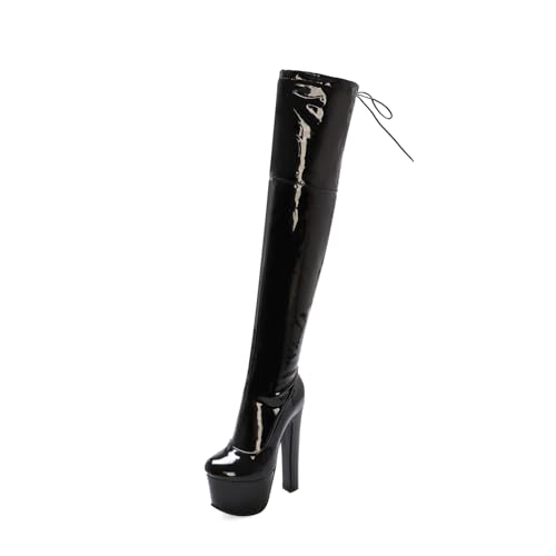 Bottes de mode pour femmes en grande taille pour la discothèque