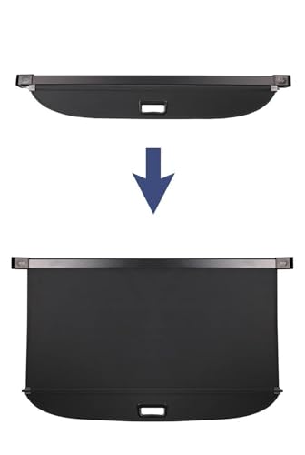 Cubierta de carga retráctil para Geely EX5 2024 2025 protector de maletero carbón 7