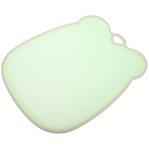 Tabla de cortar de plástico PP rectangular verde claro multifuncional USHOBE 2