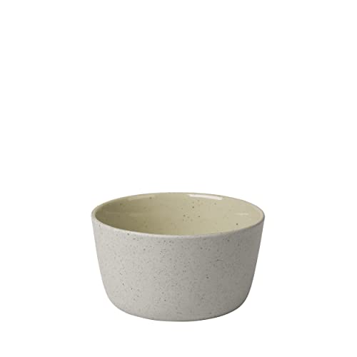 blomus Schale SABLO | Keramikschale | Größe S | 1700 ml Kapazität | Farbe Savannah | handwerklicher Look