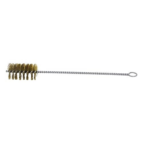 Image of Brush Research 84 Ring Handle Tube Brush, Brass, 2-1 /4 inch Diameter x 18 inch Overall Length (Pack of 1)