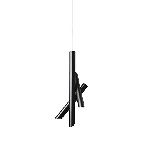 Lustre suspendu en métal or rose cylindrique réglable NAMFHZW
