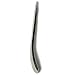 Natico Originals Non-Tarnishing Silver Contemporary Home and Office Desktop Letter Opener, Sleek Curved Edge Comfortable Grip, Paperweight (30-364)