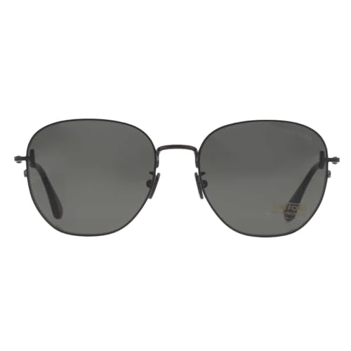 Tom Ford Grey Round Men's Sunglasses FT0976-K 02A 56