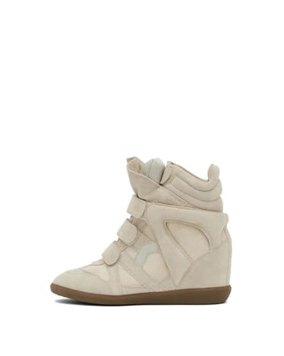 Wedge Sneakers for Women Suede Round Toe Hook and Loop High Heel Tennis Triple Strappy Band Casual Vintage Fashion Dressy Comfy Campus Trendy