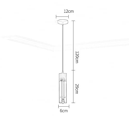 Lámpara de techo de cristal para comedor moderno y dormitorios infantiles 5