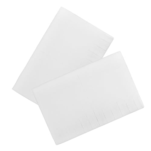 IWOWHERO 2 Stück Rechteckige Hydroponik Schwämme Substratloses Pflanzwerkzeug aus Weißem Schaumstoff Klein Wasserspeichernd für Balkon Gemüsegarten