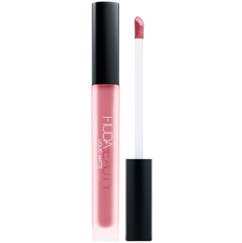 Image of HUDABEAUTY Liquid Matte Ultra-Comfort Transfer-Proof Lipstick (4.2ml, Baby Doll)