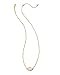 Kendra Scott Abbie Pendant Necklace in 14k Gold-Plated Brass, Fashion Jewelry for Women, Rose Quartz