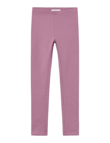 NAME IT Mädchen Nkfdavina Solid SWE Bru Noos Leggings, Mauve Orchid, 110...