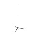 On-Stage MS7700B Tripod-Base Mic Stand (Setup for Vocal and Instrument Microphones, Adjustable Height, 5/8?-27 Threading, Portable, Folding, Nonslip Rubber Feet, Cable Clip, Steel, Black)