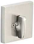 Emtek Square Single Sided Deadbolt 7 Finish Options (Satin Brass (US4))