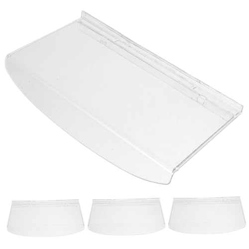 PRETYZOOM 4 Pack Slatwall Shoe Racks Display Holders Wall Mount Shoe Shelf for Retail Stores Sturdy Plastic Easy to Install