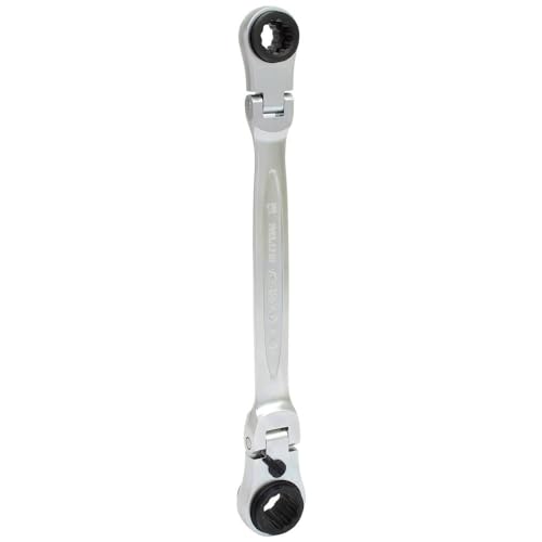 KS Tools 503.4745 4 in 1 GEARplus umschaltbar Gelenk-Doppel-Ringschlüssel, 10x13-17x19mm, Size, Farbe – Ansicht 1