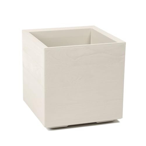 Pflanzkübel mit Rollen 40 cm, 36L – Blumentopf aus Kunststoff in...