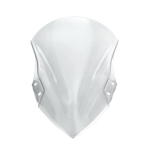 Motorrad-Windschutzscheibe Für Kawasaki Für Ninja 400 250 (2018–2023) – Windschutzscheiben-Schutzzubehör Windschild Windabweiser Windschutz(Leichter Rauch)