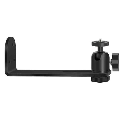 Soporte de pared para proyector con bandeja de metal y cabezal universal ajustable 2