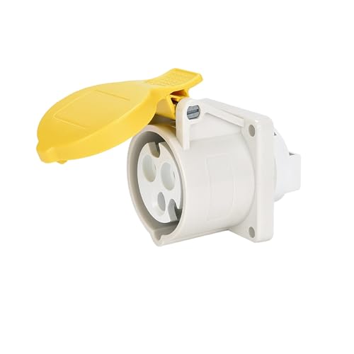 IP44 �N�C�b�N�C���X�g�[���\�P�b�g �X�e�[�W���C�g LED �d���R�[�h �v���O�\�P�b�g 3�s���p�l���d�� �I�[�f�B�I�d���v���O�R�l�N�^ �Y�Ɨp�v���O 3P 16A 200-250V(Surface Socket Y)