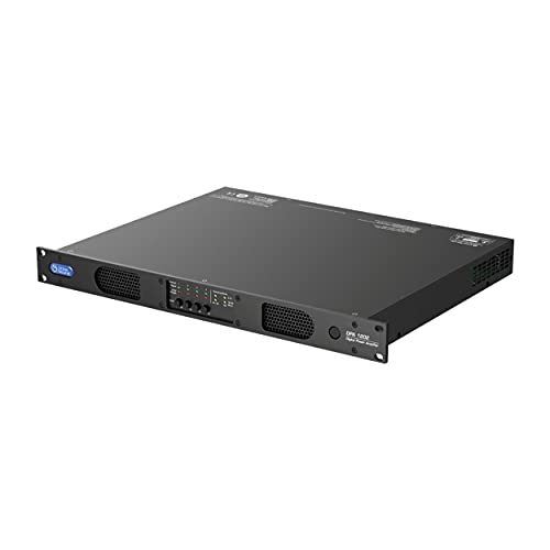 Atlas Sound IED DPA1202 Networkable Multi-Channel Power Amplifier; 1200W, 2 x 600W 70V/100V; 4 x 300W at 4 Ohms; 1 x 600W 70V/100V, 2 x 300W at 4 Ohms; Networkable; Configurable DSP via GUI