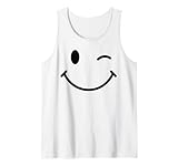 ghost wink happy face wining sciocco spettro divertente halloween canotta