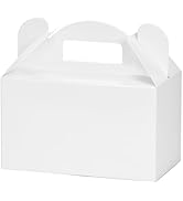 MOORAY 30 Pack Treat Boxes Candy Boxes Gable Boxes Party Favor Boxes with Handles Goodie Boxes Pa...