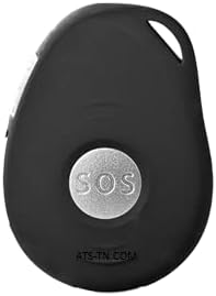 Faisg air làimh view of the SkyAngel911FD device showing the SOS button.