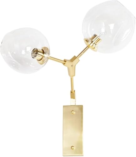 European Wall Light Postmodern - - Personality Double Head Molecular Wall lamp Simple Bedroom Bedside lamp Aisle Restaurant bar Wall lamp