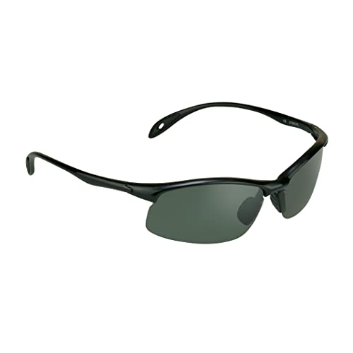 proSPORT Polarized Sunglass Men Women Light-Weight Semi-Rimless Frame Anti-Glare Smoke or Mirror Lens