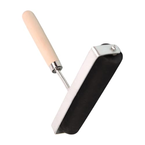 5.91'' Rubber Brayer Roller Hard Rubber Brayer Rollers Art Craft Roller For Printmaking Inks Wallpapers Stamping Gluing