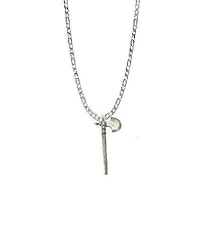 H7 romain Bataille Hache Pendentif en argent sterling 925 fait à la main Chaîne de 45,7 cm avec Prideindetails Boîte cadeau