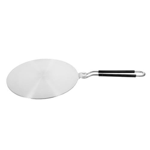 HOLIDYOYO Induction Cooker Heat Diffuser Plate Handle Stainless Steel Thermal Plate