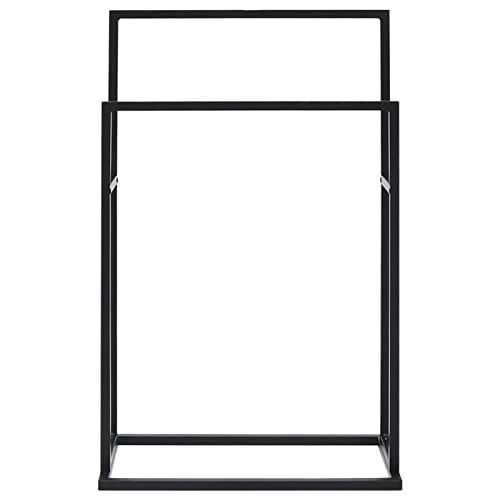 Rack de serviette en fer sans perçage pour sécher les draps de bain - 3