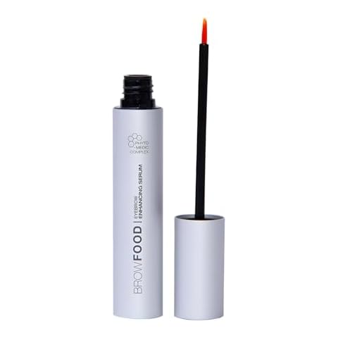 Lashfood Browfood Eyebrow Enhancing Serum | 3 Month Supply | Ecocert Natural Brow Enhancer Rejuvenating Eyebrow Booster For Thicker, Fuller, Stronger Brows With Phyto-Medic Complex 0.17oz Cover