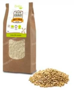 Harina de Trigo Sarraceno, Sin Gluten, Vegana, 500g. Pack de 2