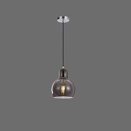 Suspension suspendue en verre réglable avec longue ligne pour salon et lit