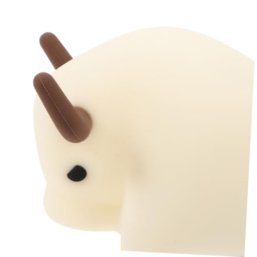 Lámpara de mesa de noche con diseño de vaca, LED multicolor miniatura 5