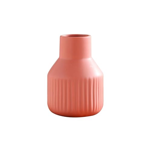 Jarrones para flores decorativos modernos mini jarrón rojo 2