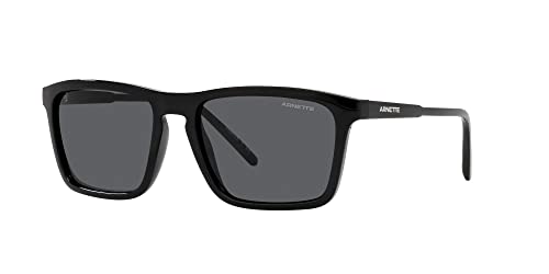 ARNETTE Man Sunglasses Black Frame, Dark Grey Lenses, 56MM2