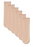 Yming Frauen Samt Socken Gerade Socken Atmungsaktive Socken Dickere 6 Paar Nackt