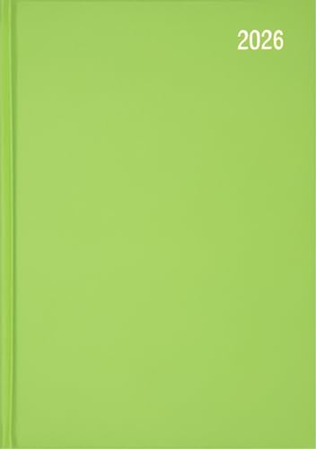 Star Note 2026 A4 Week to View Diary Planner Daily Organiser - Lime Green