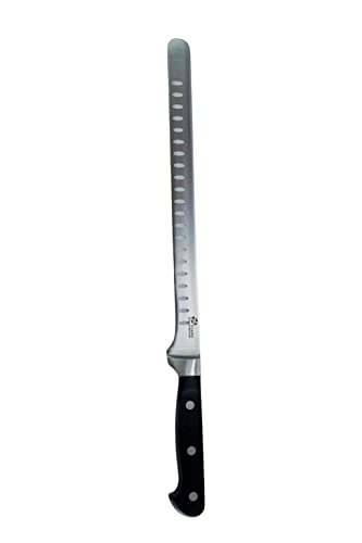 Pradel Excellence - Couteau à Jambon Maitre Chef - Lame 28 cm - Acier Inoxydable 3Cr14 - Manche Ergonomique POM - Alvéoles Anti-Adhésion - Longueur Totale...