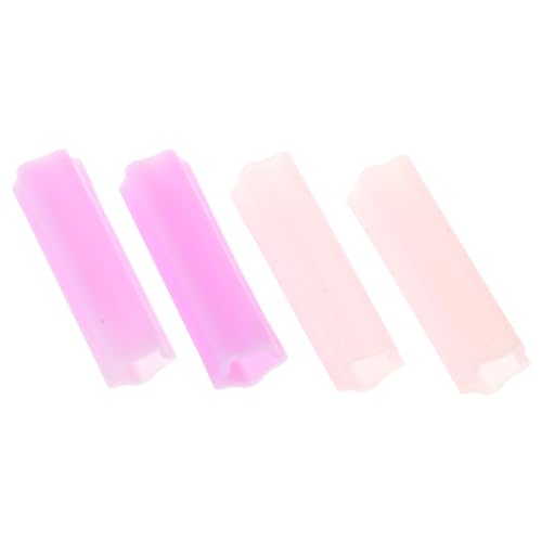 SOESFOUFU 2sets Protective Cover for Cuticle Scissors Nipper Protective Sleeve Reusable Nail Manicure Tools Kit 4pcs*2