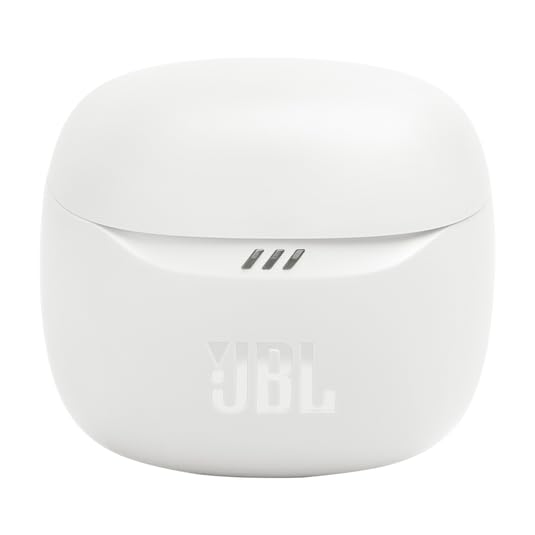JBL Tune Flex 2 - True Wireless Noise Cancelling Earbuds Spatial Sound and Smart Ambient Technology, 6 mics for Perfect Calls, up to 48Hrs of Playback, IP54 Dust & Water Resistant (White)