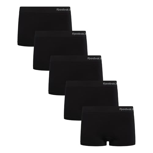 Image of Reebok Womens Boyshorts - 5 Pack Performance Seamless Underwear, 3 inch Inseam