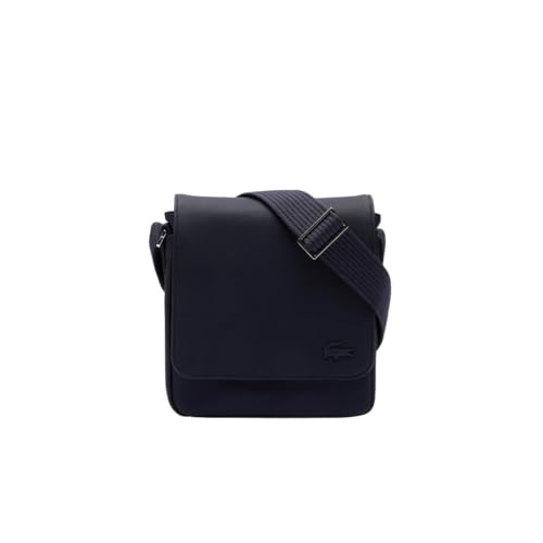 Lacoste Bolsa clássica com aba cruzada, Azul-escuro, One Size