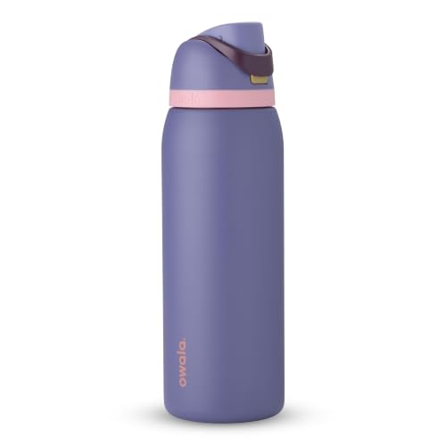 Image of Owala FreeSip Stainless Steel Water Bottle 40 oz Blue Jay