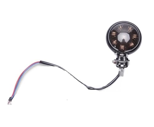 Feu arrière de moto rouge LED 12V style vintage pour Chopper et Custom Bobber