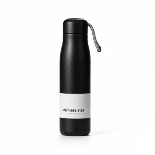 Image of Customized Stainless Steel Water Bottle With Name 500ml